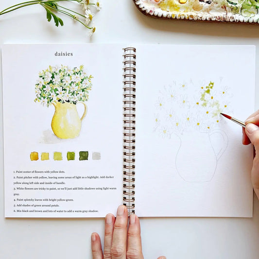 🖼️Beginner-Friendly💕 Watercolor Workbook