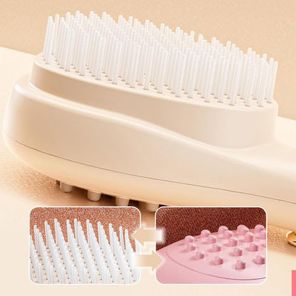 Retractable Self-Cleaning Anti-Static Scalp Massage Comb for all Hair Types