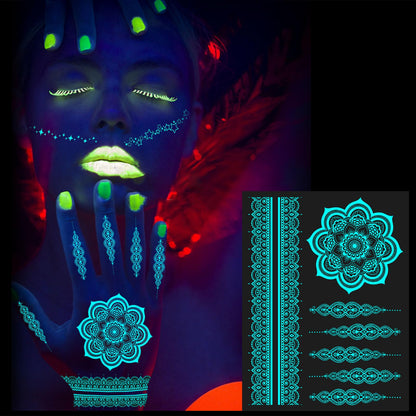 Fluorescent Waterproof Tattoo stickers