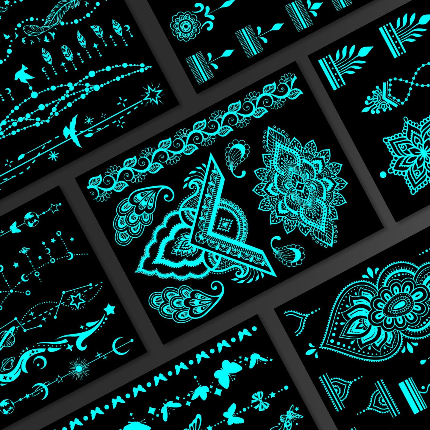 Fluorescent Waterproof Tattoo stickers