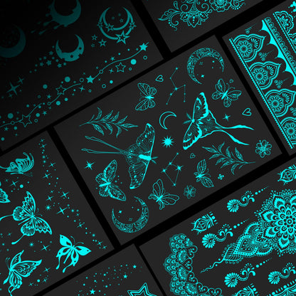 Fluorescent Waterproof Tattoo stickers