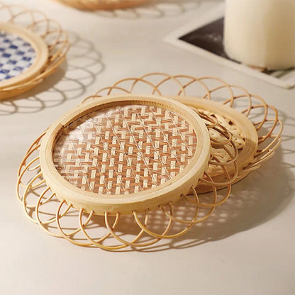 Bamboo Coaster Set