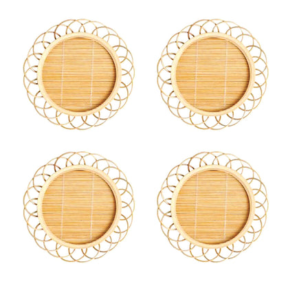 Bamboo Coaster Set