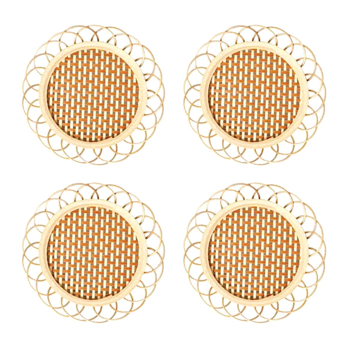 Bamboo Coaster Set