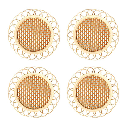 Bamboo Coaster Set