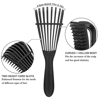 Anti-Static Non-Knot Head Massage Comb Wet and Dry Styling Hair Brush