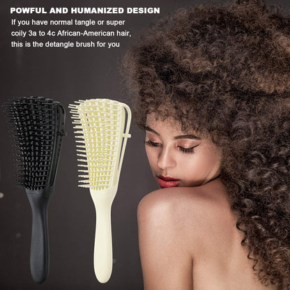 Anti-Static Non-Knot Head Massage Comb Wet and Dry Styling Hair Brush