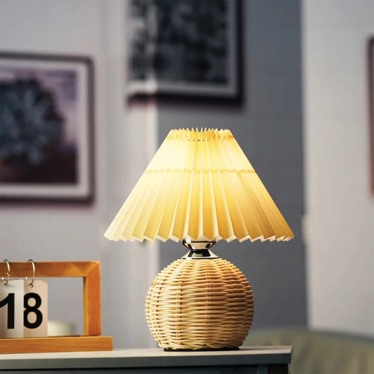 Scandinavian Pleated Lamp