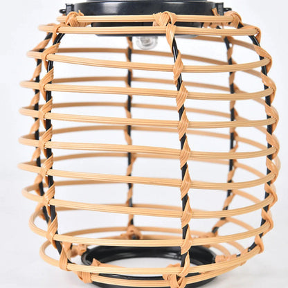 Solar Rattan Lantern