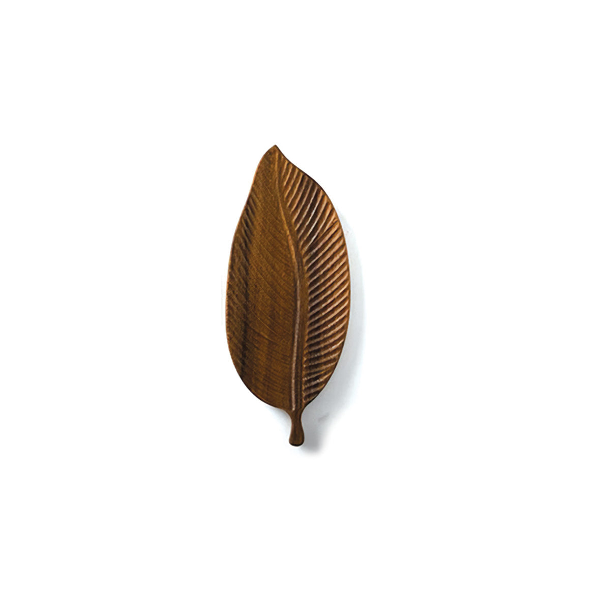 Dark Walnut Leaf Tray