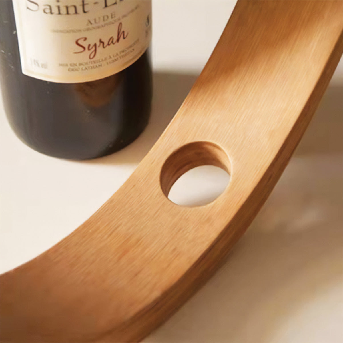 Bamboo Floating Wine Rack