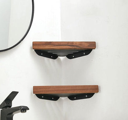 Corner Storage Rack | Wall Mounted Bathroom Shelf