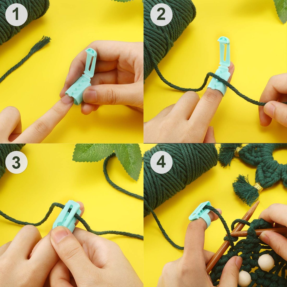 Yarn Guide Ring Crochet Knitting Tool