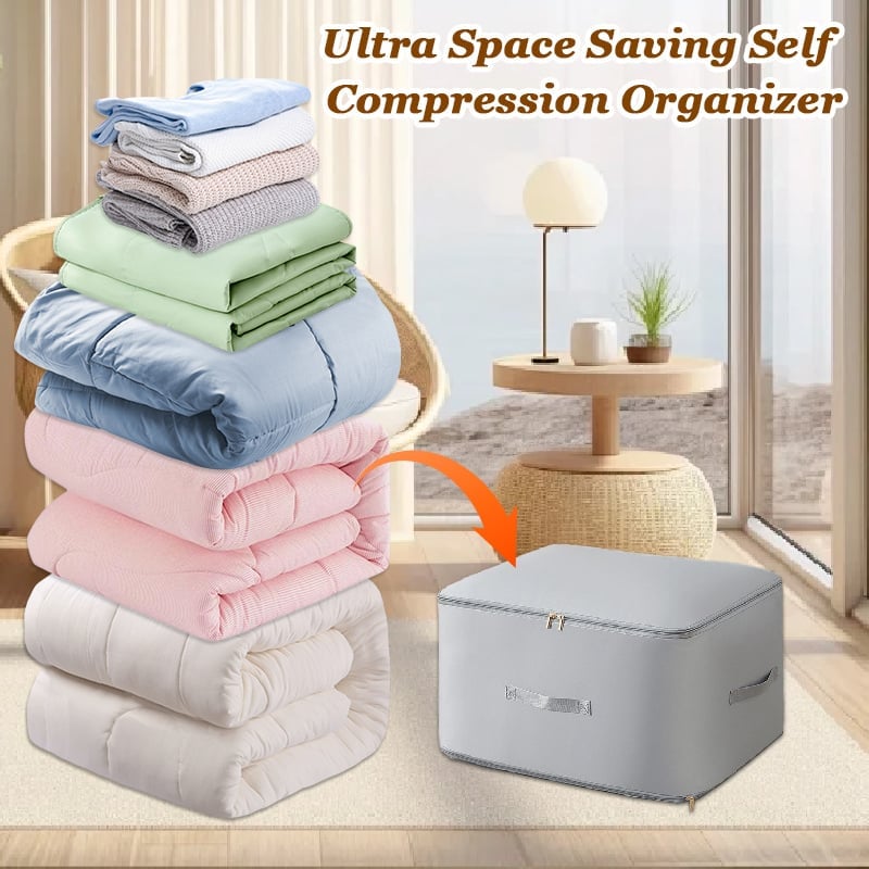 2024 New Ultra Space Saving Self Compression Organizer