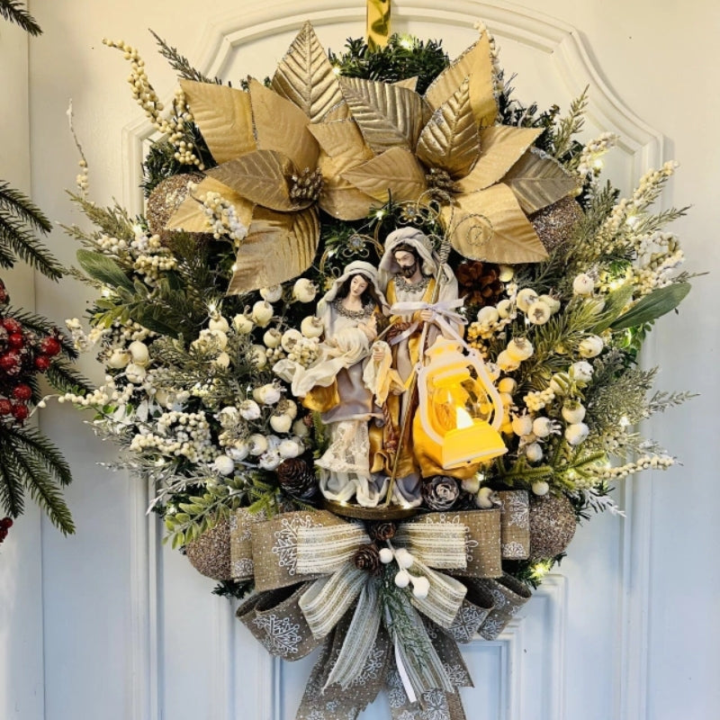 Holy Family Wreath Decorations