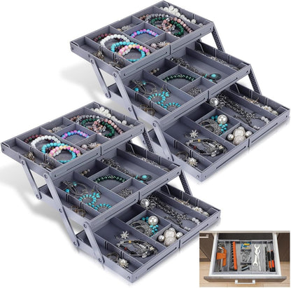 Last Day Promotion SAVE 49%🔥Multi-Level Expandable Smart Drawer Organizer