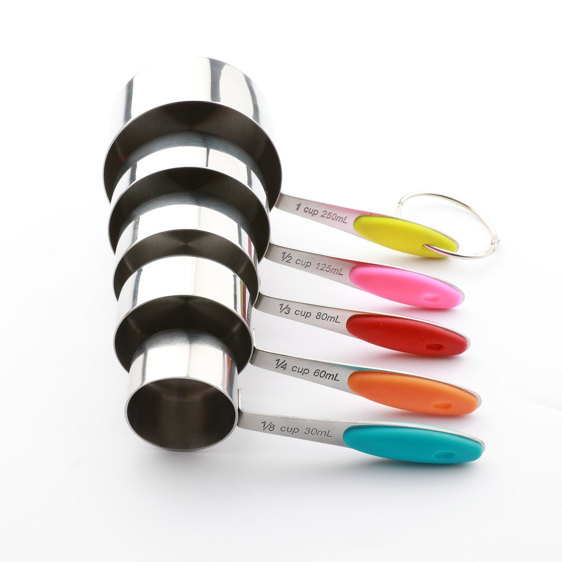 Stainless Steel Magnetic Measuring Spoons Set