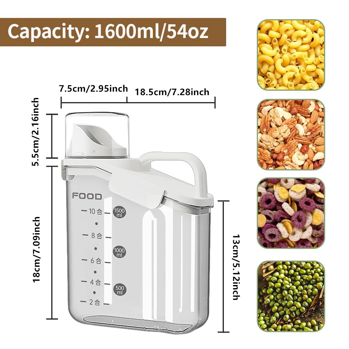 Clear Airtight Food Storage Containers