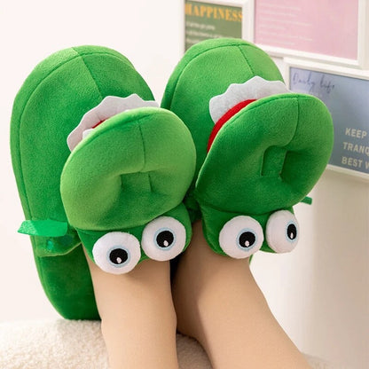 Last Day Special 49% OFF🐸Quirky Crocodile Open Mouth Slippers