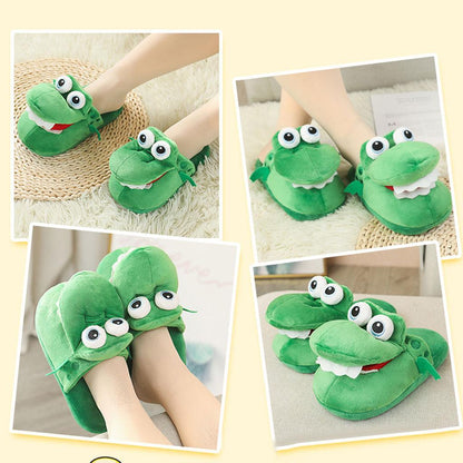 Last Day Special 49% OFF🐸Quirky Crocodile Open Mouth Slippers