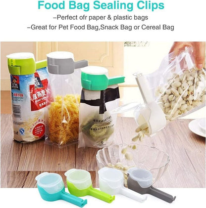 2024 Upgraded Bag Sealing Clips with Pouring Spout