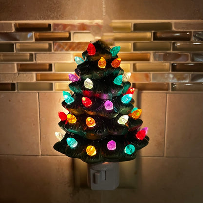 Christmas Ceramic Tree Night Light