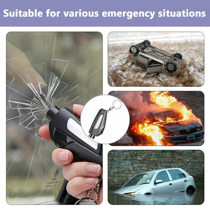 2-in-1 Emergency Window Breaker & Seatbelt Cutter