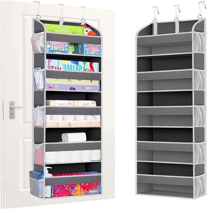 The Door Storage Organizer with 5 Pockets 10 Mesh Pockets