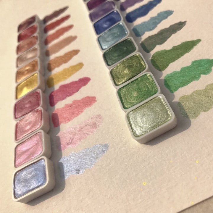 ✨Last Day Special 49% OFF-Starry Night Pearl Watercolor Paint