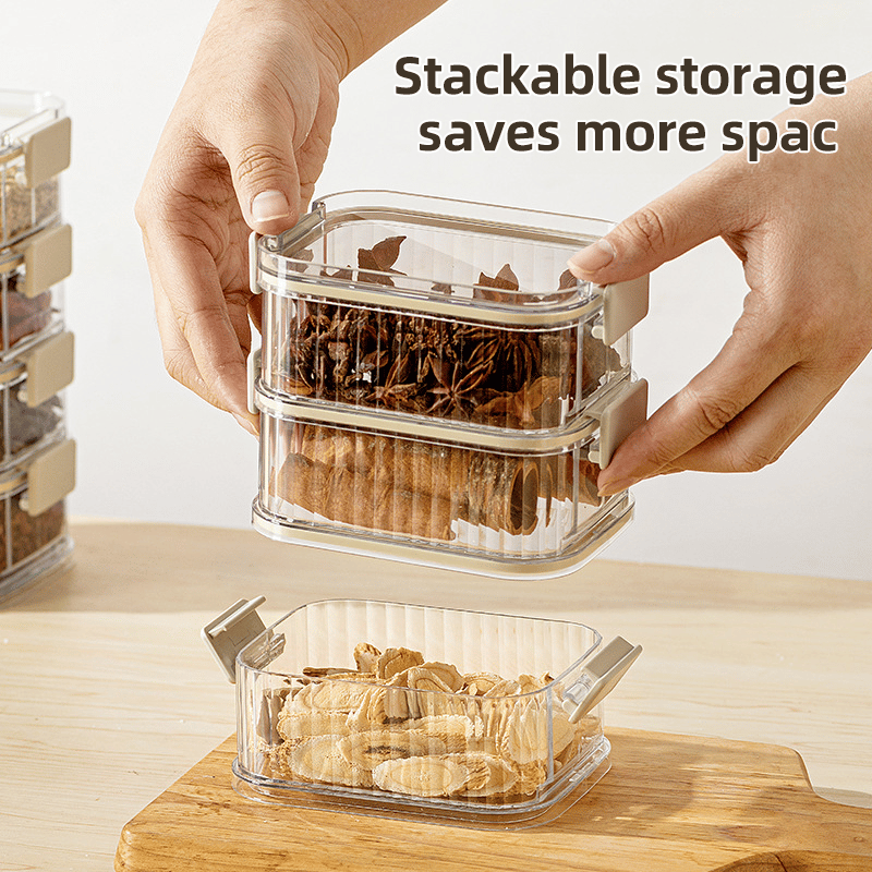 Multi-layered Seasoning Storage Box