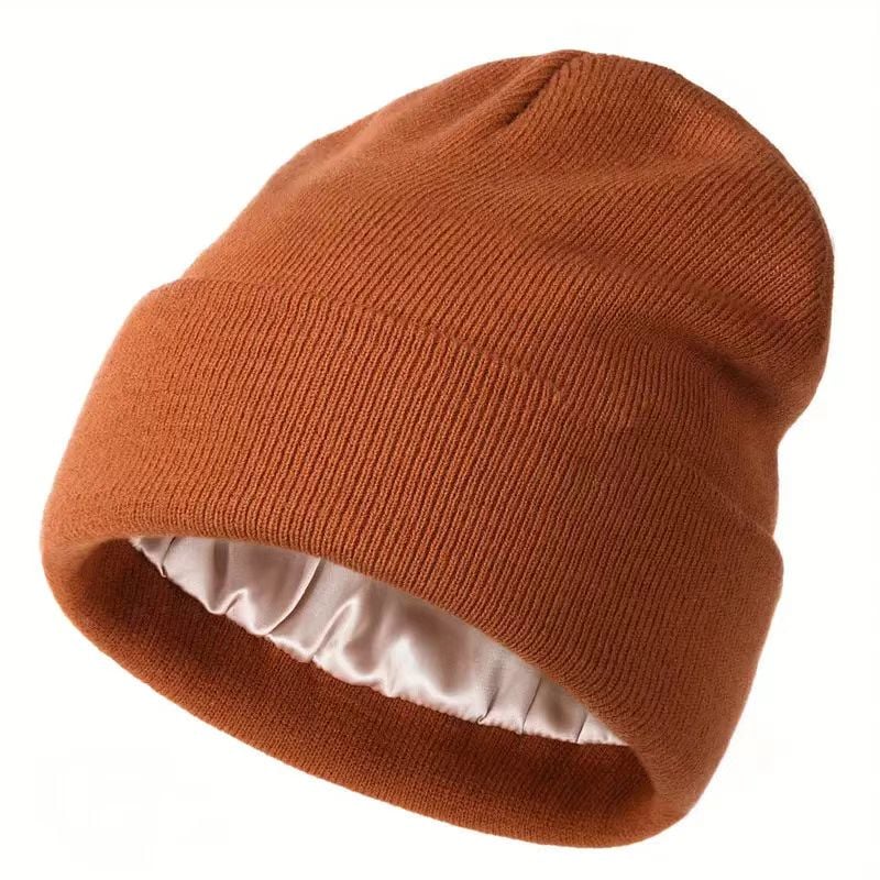 🔥Hot Sale- 49% OFF🔥Silk Lined Beanie Knit - Anti-Static