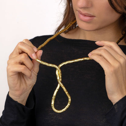 Snake Malleable Necklace - Choker, Bracelet