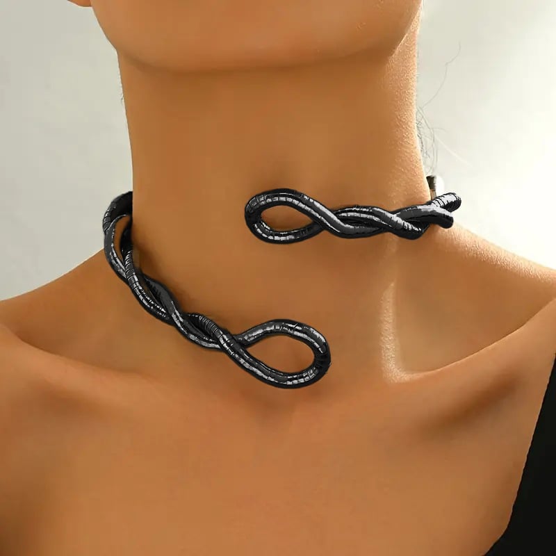 Snake Malleable Necklace - Choker, Bracelet