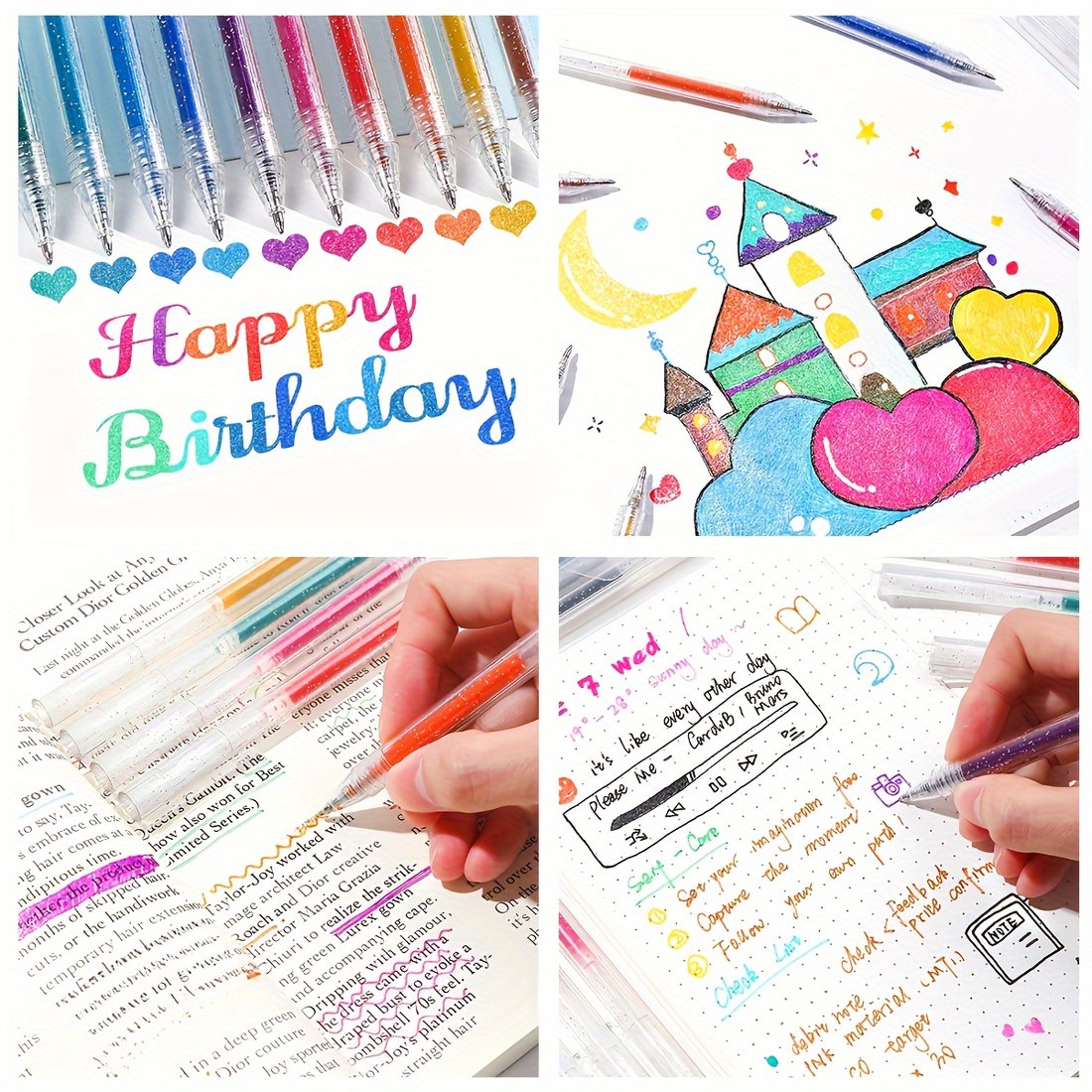 🎁Last Day Special 49% OFF—Metallic Vibrant Glitter Pens