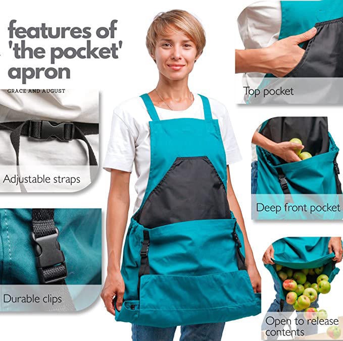 💕Mother's Day 49% OFF-Deep Kangaroo Pocket Gardening Apron