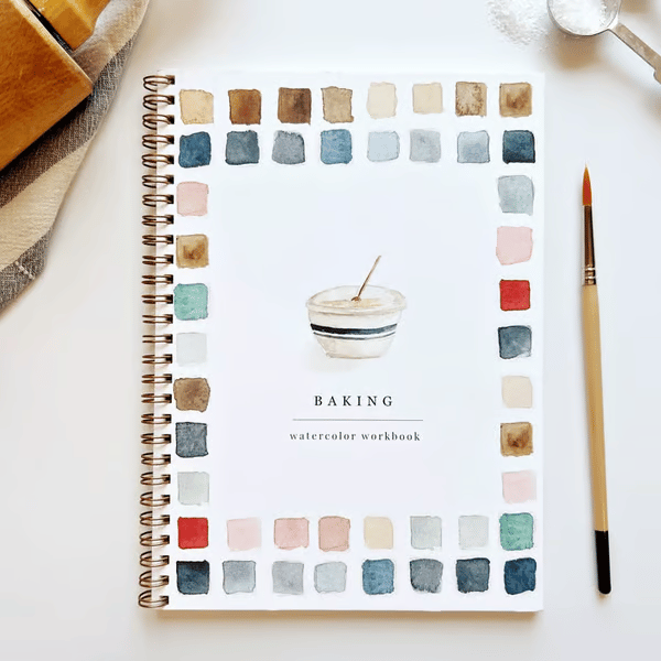 🖼️Beginner-Friendly💕 Watercolor Workbook