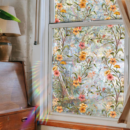 💕Mother's Day 49% OFF-Colorful Floral Bouquet Window Sticker