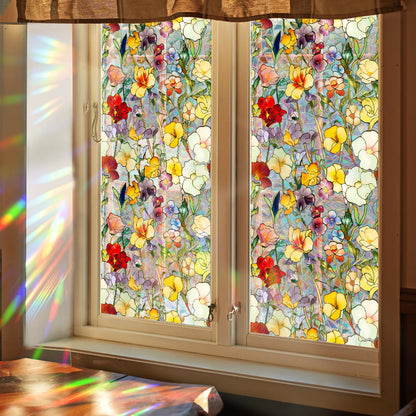 💕Mother's Day 49% OFF-Colorful Floral Bouquet Window Sticker