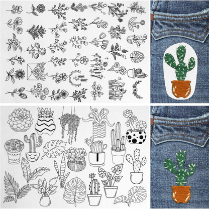 🌲Early Christmas Sale 49% OFF-Water Soluble Embroidery Patterns