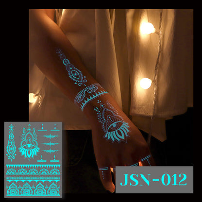 Fluorescent Waterproof Tattoo stickers