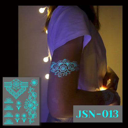 Fluorescent Waterproof Tattoo stickers