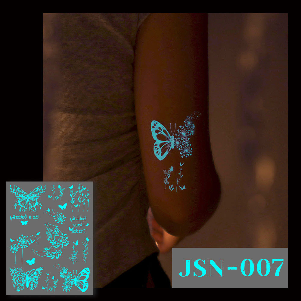 Fluorescent Waterproof Tattoo stickers