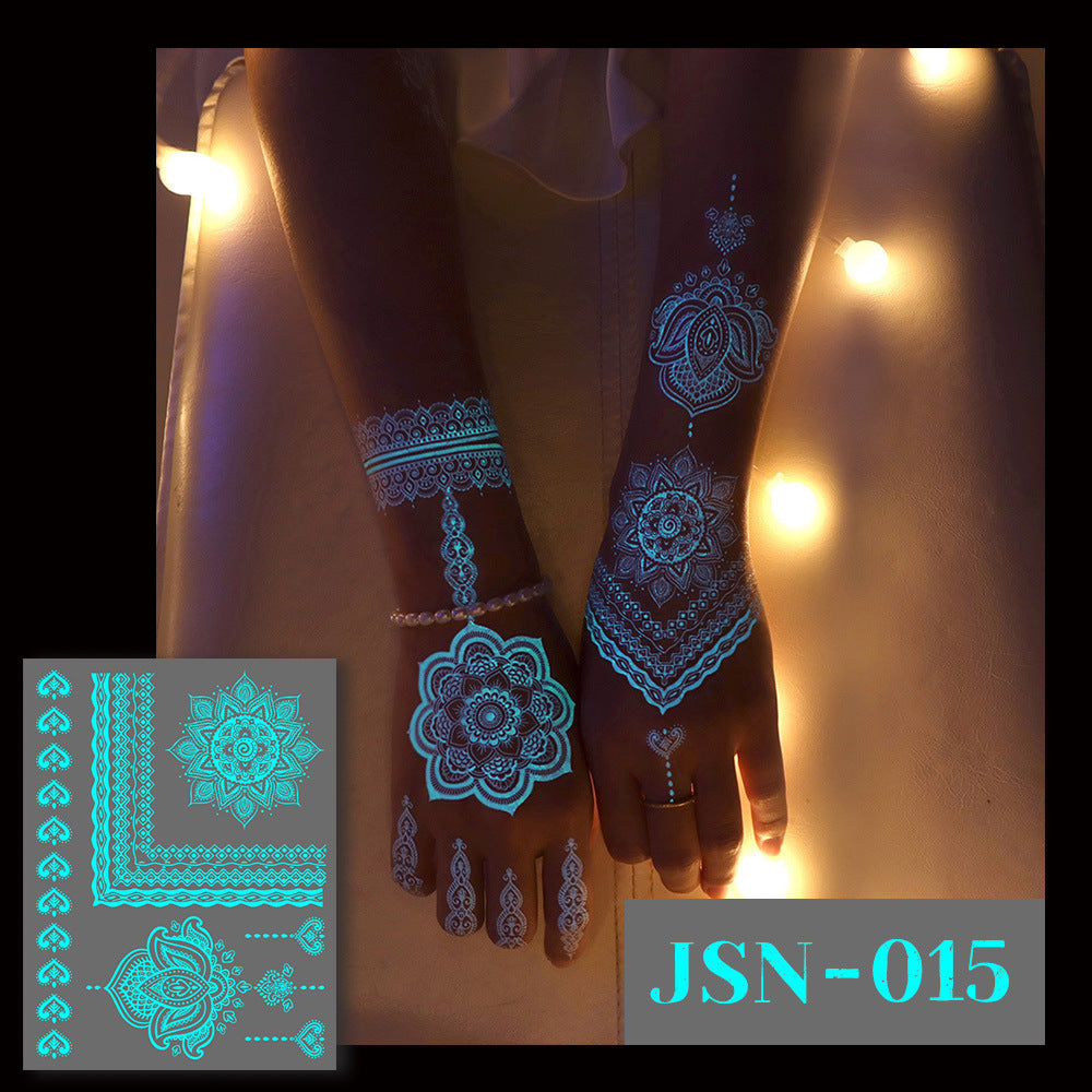 Fluorescent Waterproof Tattoo stickers