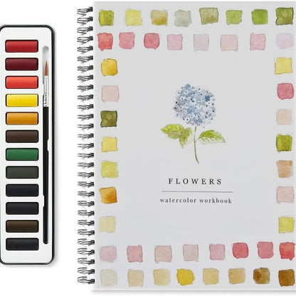 🖼️Beginner-Friendly💕 Watercolor Workbook